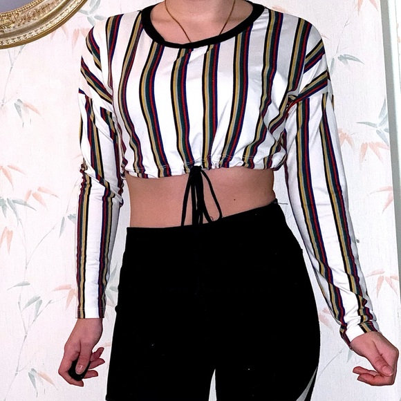 Light crop top long sleeve - Picture 2 of 2